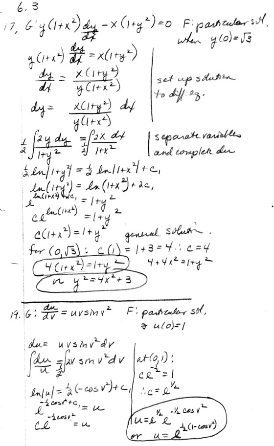 separation of variables