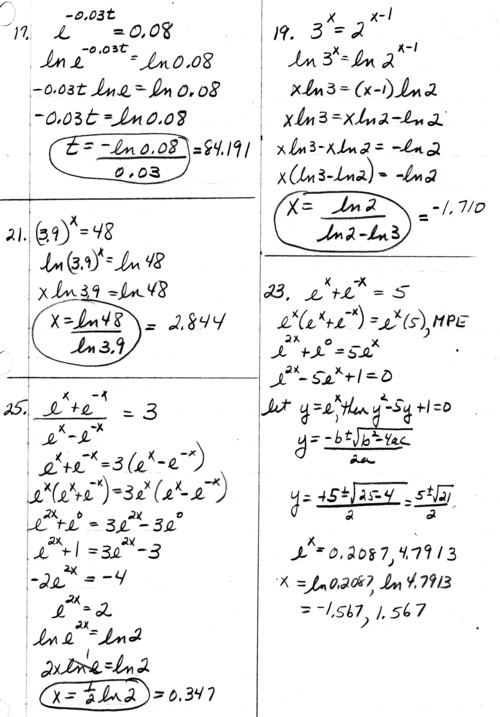 Exponential Equations