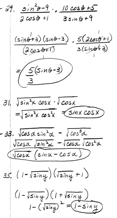 Identities