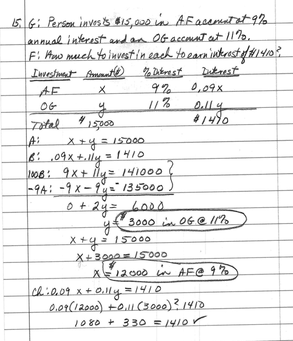 Help with college math homework